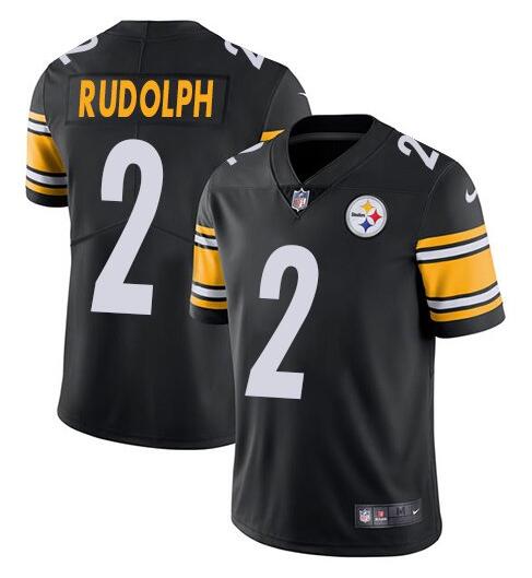 Men's Pittsburgh Steelers #2 Mason Rudolph Black 2019 Vapor Untouchable Limited Stitched NFL Jersey